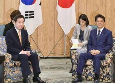 دیدار شینزوآبه با نخست وزیر کره جنوبی